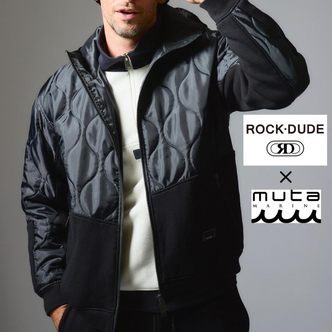 美品 【完売】ROCK・DUDE×muta Marine コラボキルトブルゾン