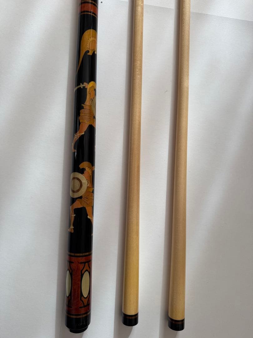 LONGONI ビリヤードキュー（バット＋シャフト2本）