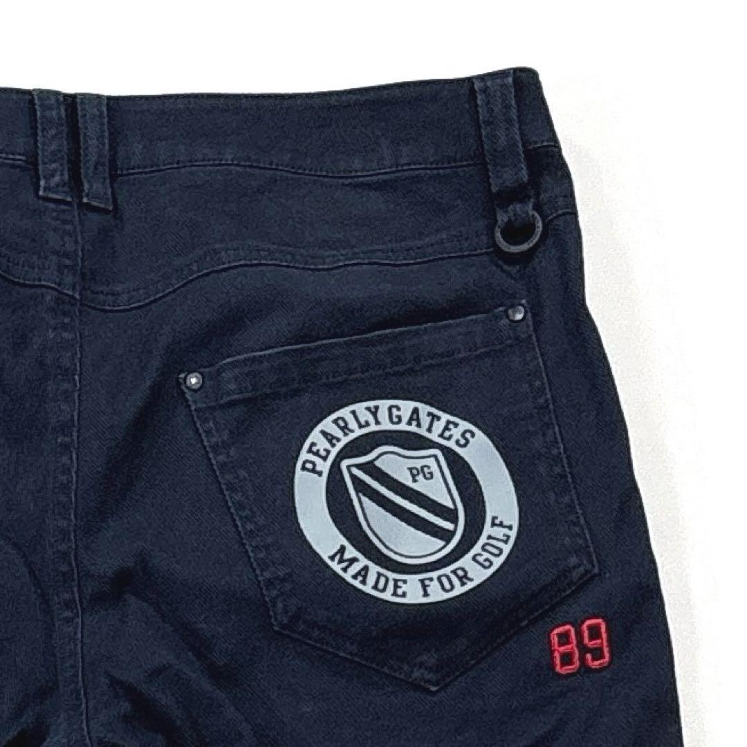 パーリーゲイツ　ロングパンツ　2/L ネイビー　オールシーズン　バックロゴ