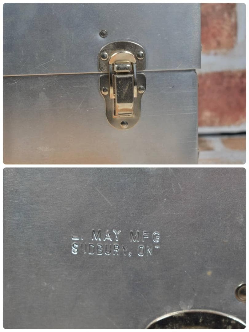 ★極上品★ L May MFG Aluminum ランチ ボックス カナダ製
