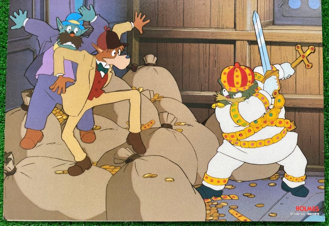 【限定1点】名探偵ホームズ　名場面イラスト④ 宮崎駿　スタジオジブリ