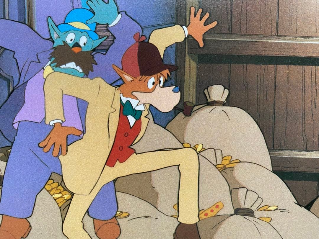 【限定1点】名探偵ホームズ　名場面イラスト④ 宮崎駿　スタジオジブリ