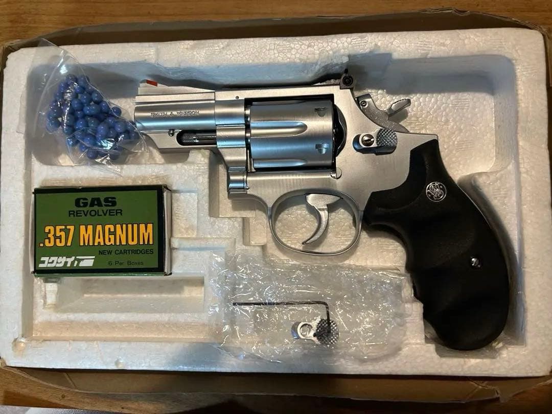 【希少•美品】コクサイ S&W M66 ガスリボルバー　初期型　シリンダー貫通式