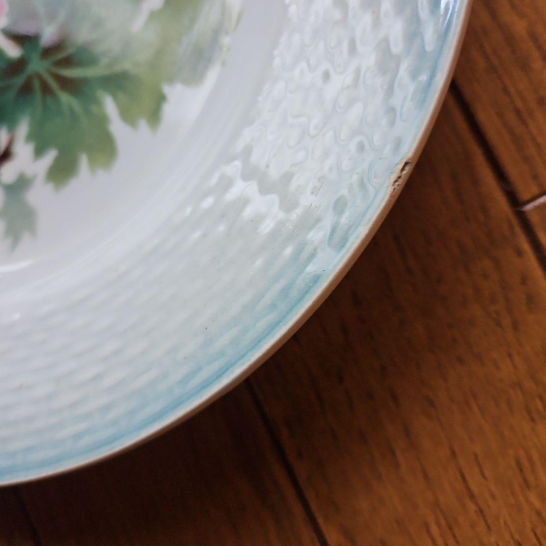 フルーツ柄デザートプレート3枚セット　サンタマン製　フランス蚤の市　美品