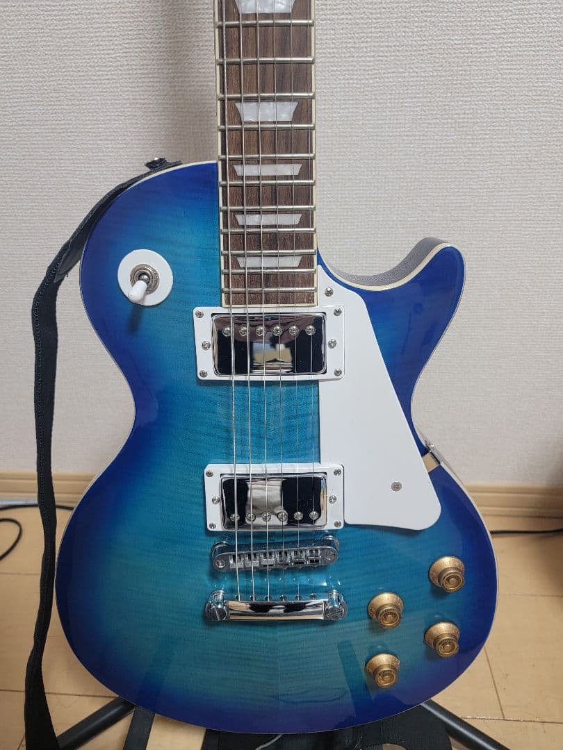 メーカー不明 Gibsonロゴ Les Paul ブルーサンバースト