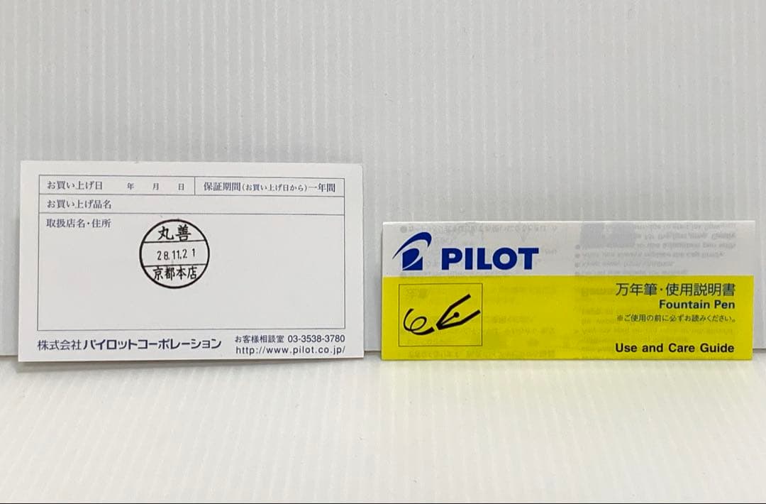 パイロット PILOT 万年筆 14K585 ゴールドペン先 5FM 箱付き