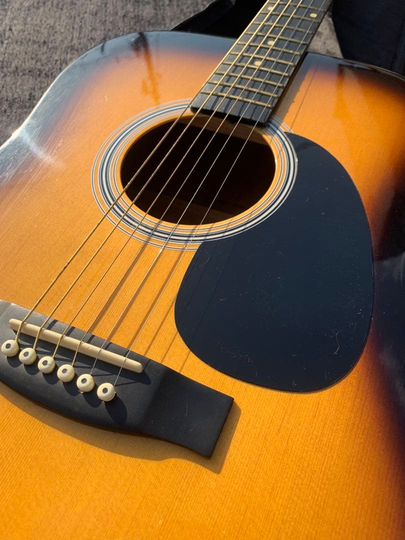美品ハニービーHONEYBEEアコースティックギターW-15/TS