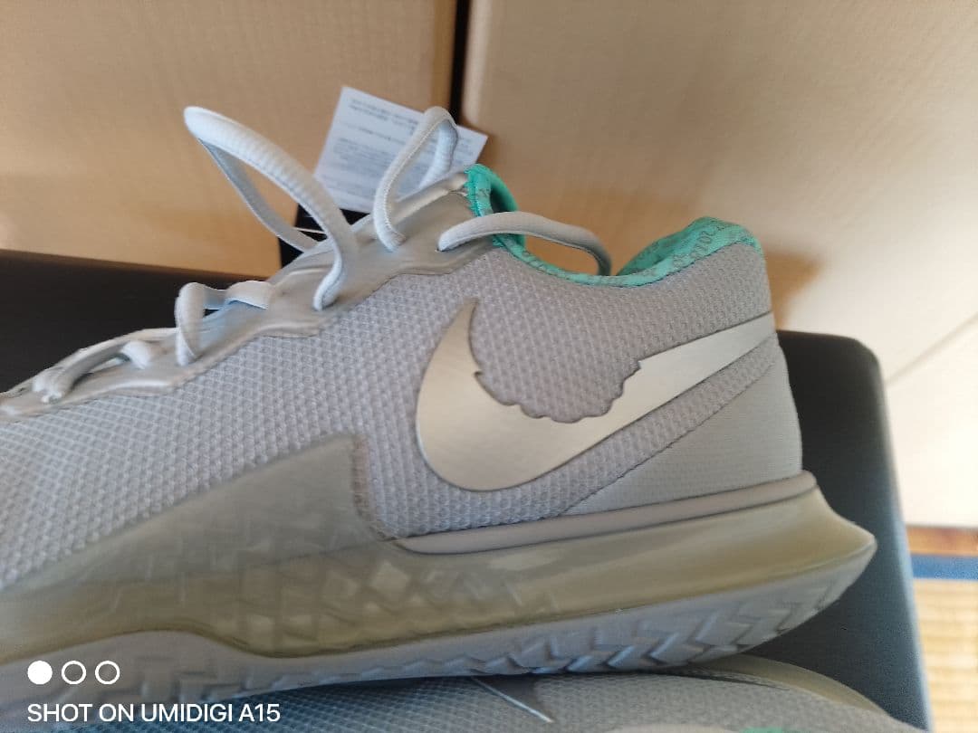 ケ*イ様 NIKE RAFA テニスシューズ グレー/ミント　ナダルモデル