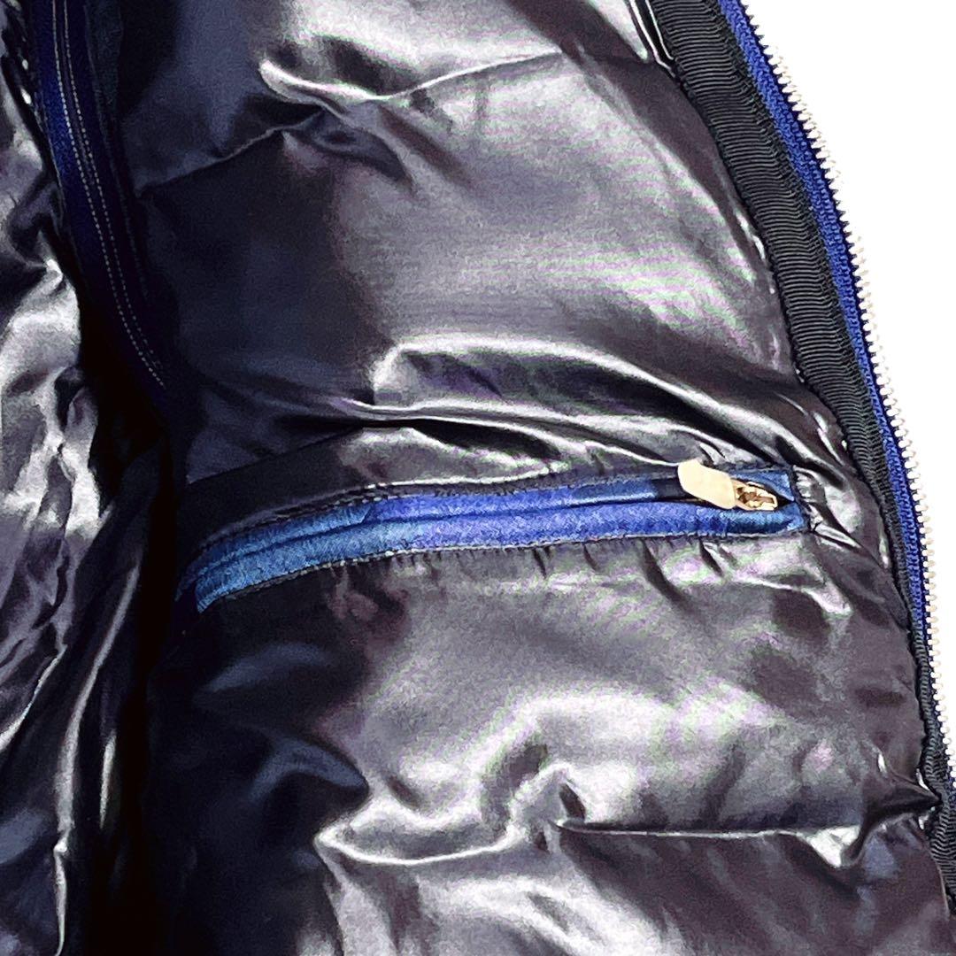 美品✨マークアンドロナ 4way ダウンジャケット ベスト レディース 紺 S