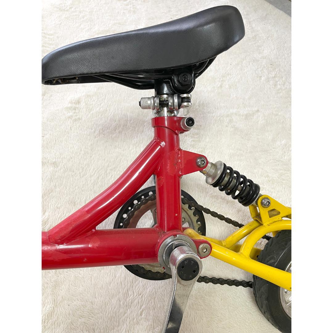 【OSA】サスペンション付き 豆チャリ／ミニ自転車 極小サイズ レトロ