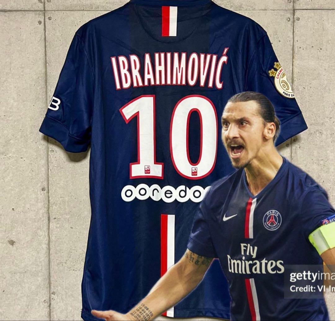 【美品！】14/15 PSG ♯10 イブラヒモヴィッチ【Lサイズ相当】