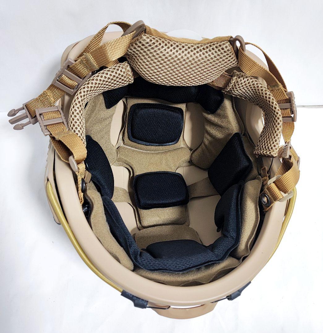 【訳あり】NIJ IIIA レベル3A Fast型 防弾ヘルメット TAN