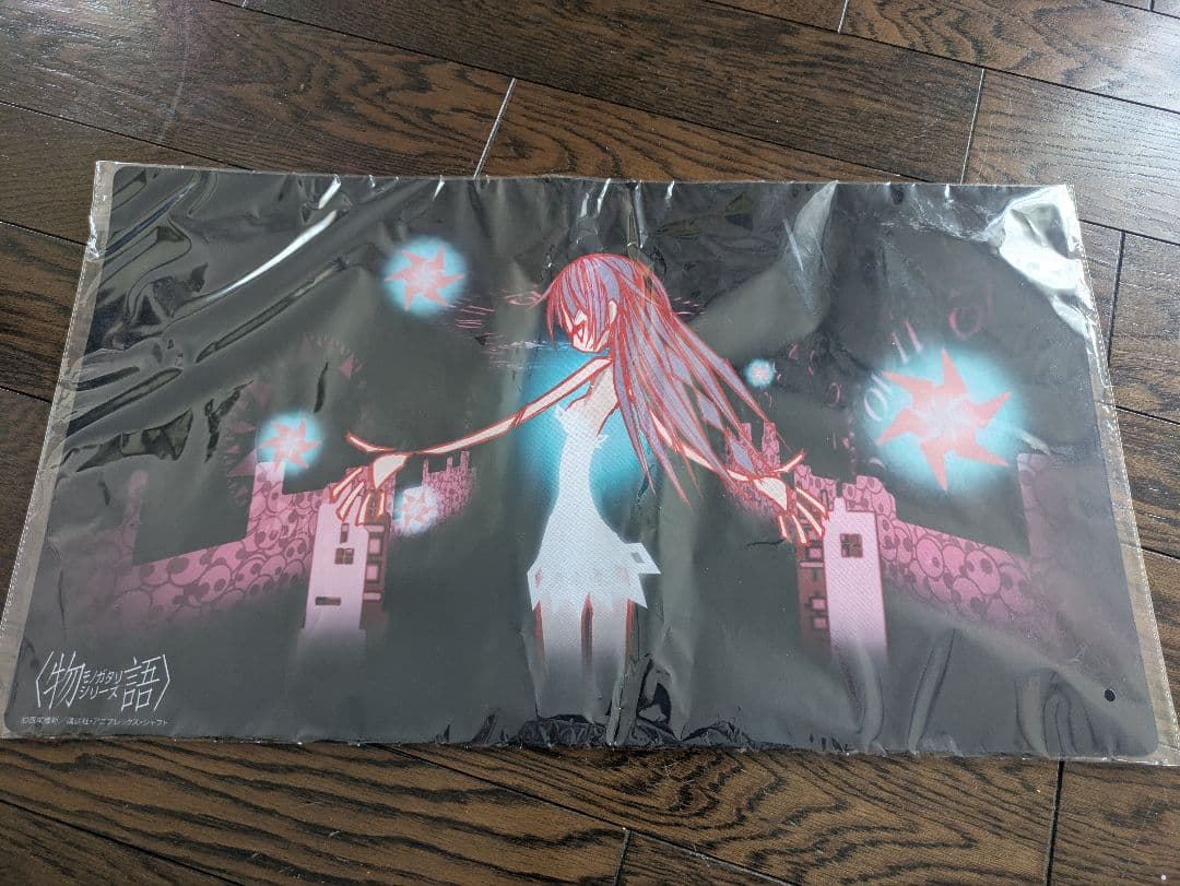 化物語　プレイマット　戦場ヶ原ひたぎ　ラバーデスクマット