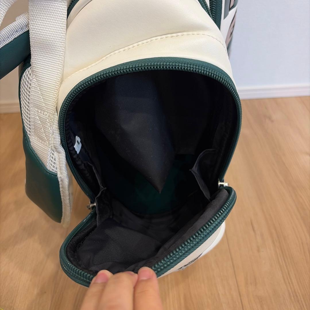 パーリーゲイツ　マーケット　ボーダー　グリーン　スタンドキャディバッグ