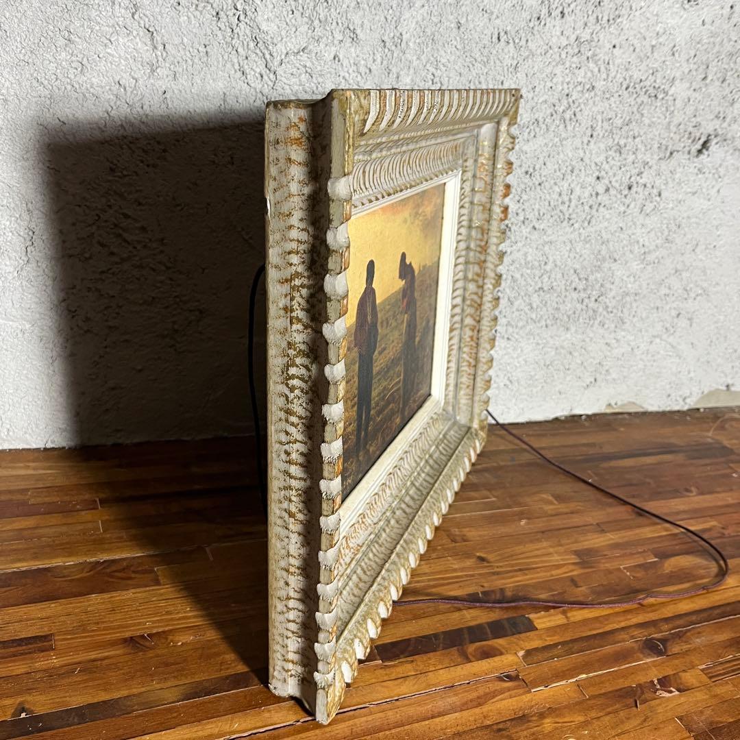 【額装】ミレー『晩鐘』複製 ルーヴル美術館 Les Éditions Braun