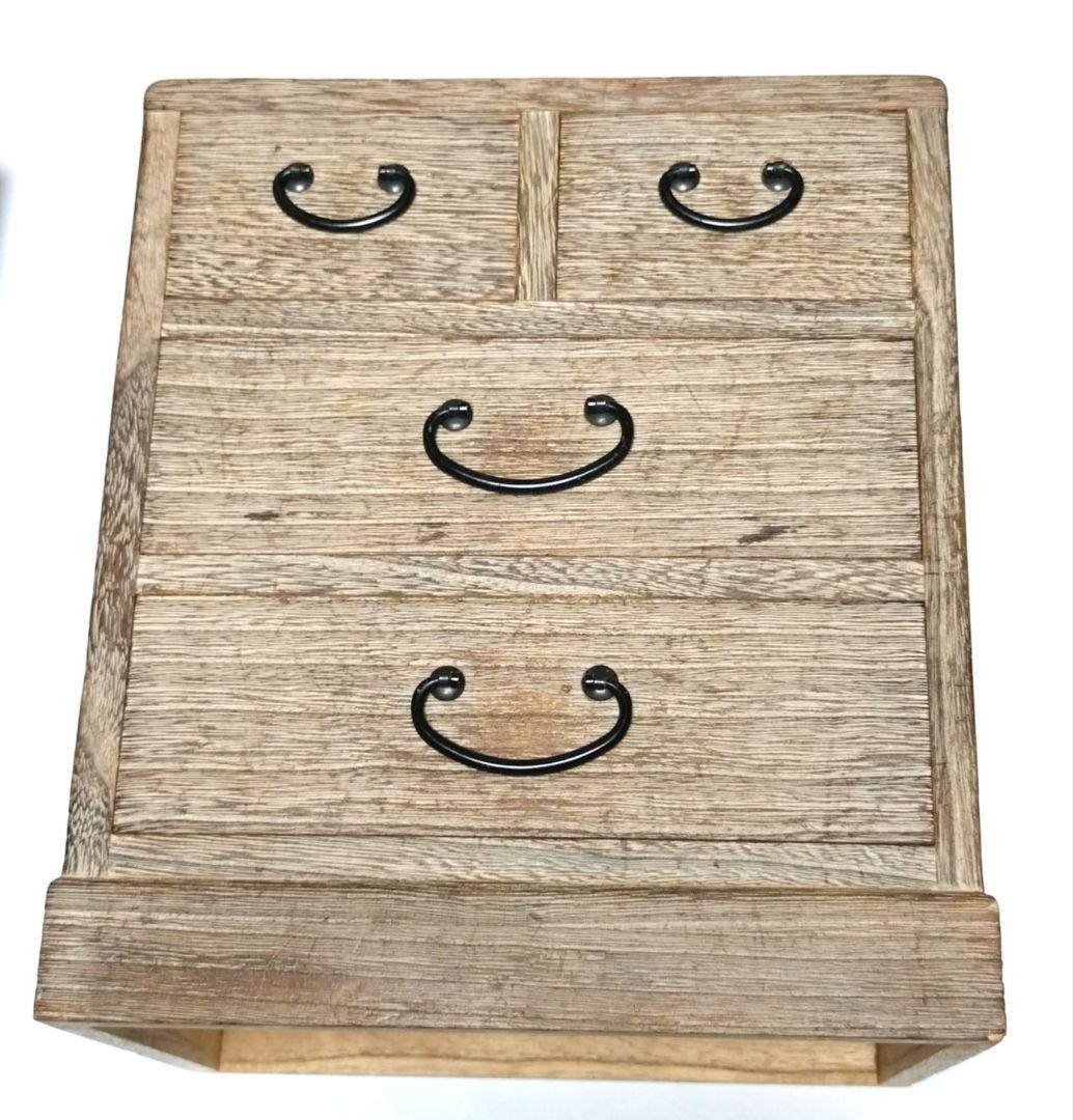 桐 4段引き出し 小タンス