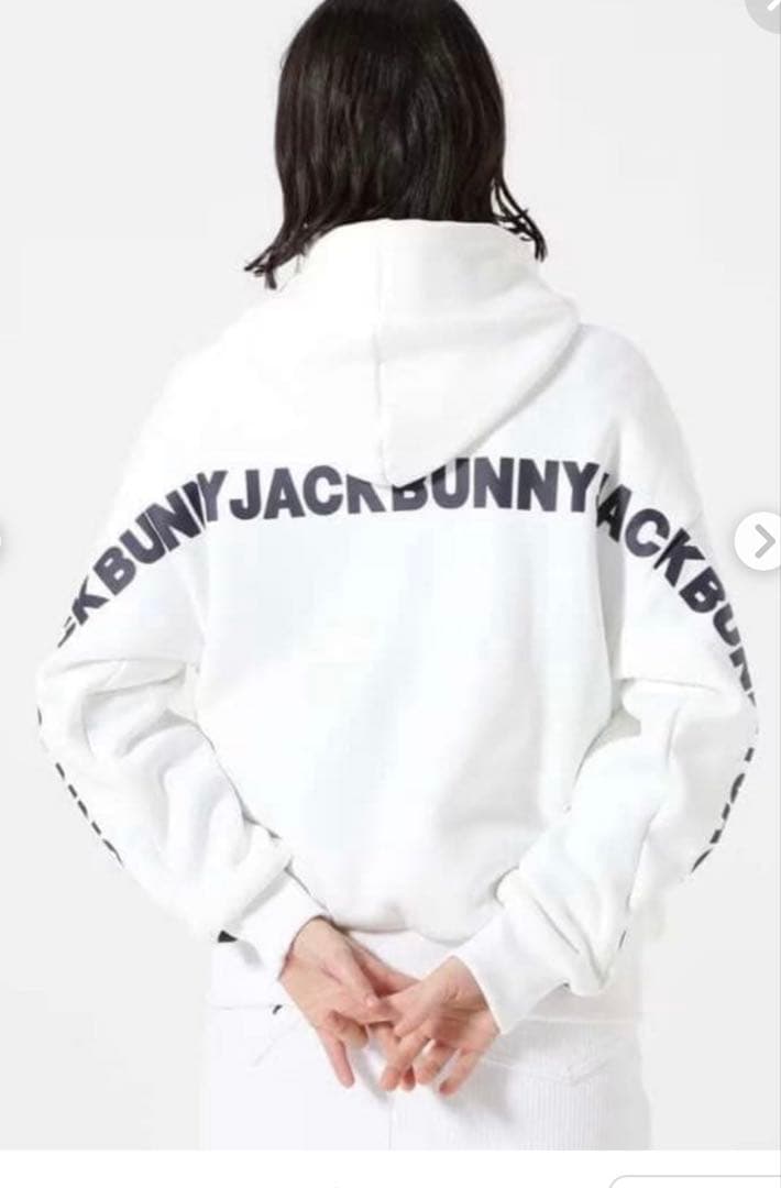 未使用ジャックバニーKARUISHI裏フリースフーディプルオーバーM