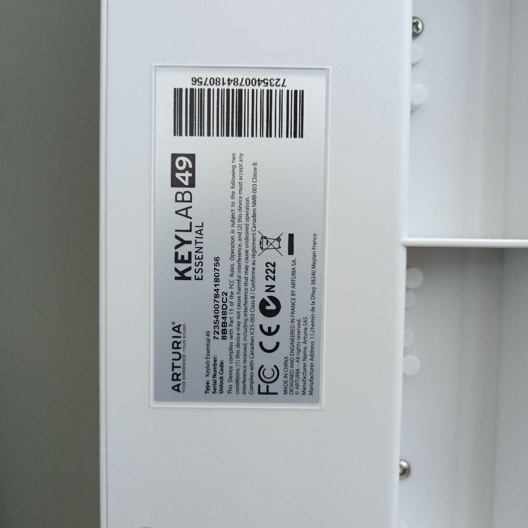 ARTURIA KEYLAB 49 MIDIコントローラー