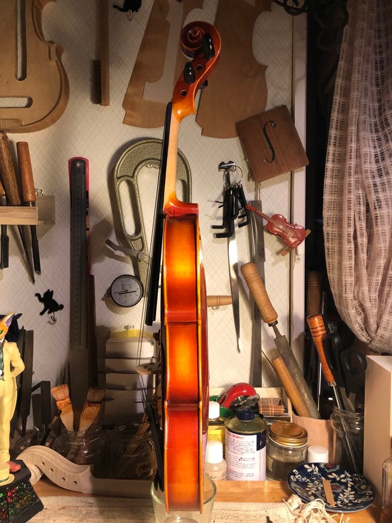 【訳あり特価.駒&魂柱調整済】鈴木分数バイオリンNo280 1/2 1988