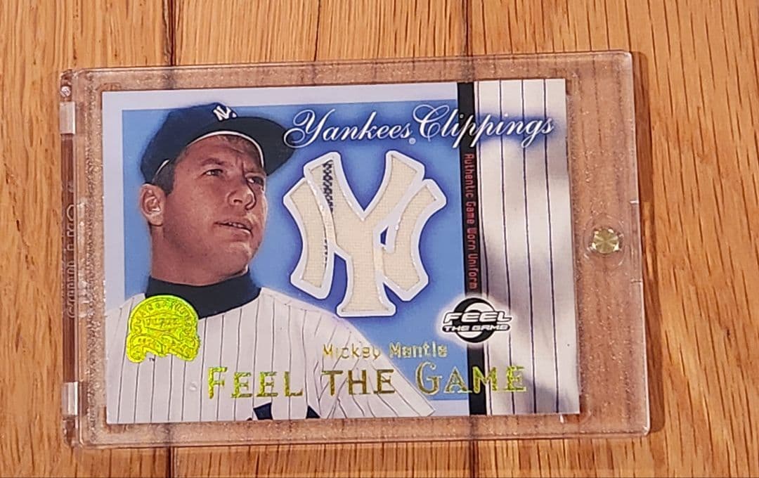 スポーツ選手 2000 FLEER Feel The Game Mickey Mantle