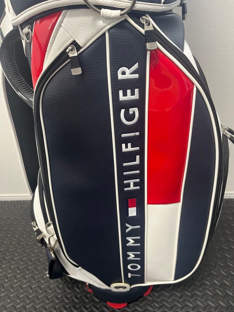 トミー ヒルフィガー キャディバッグ　THMG7SC1 9型トリコロール