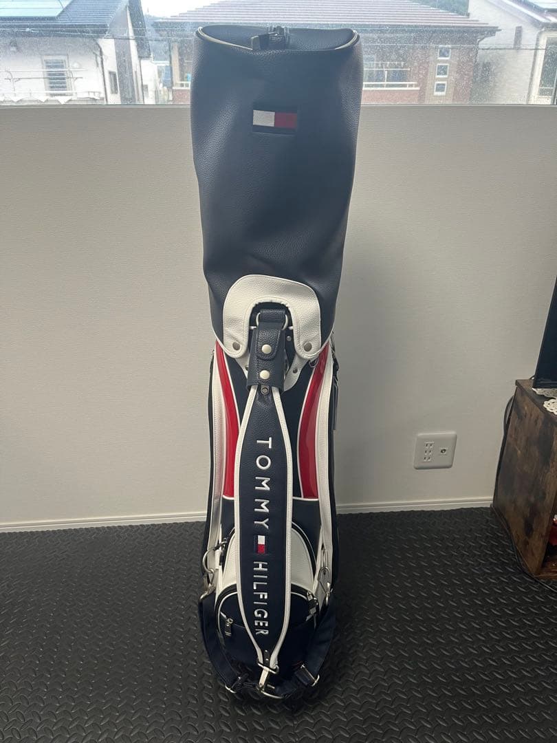トミー ヒルフィガー キャディバッグ　THMG7SC1 9型トリコロール