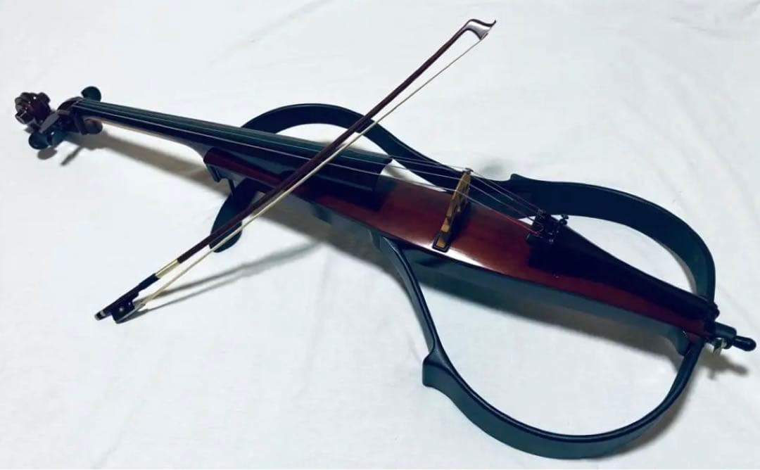 ヤマハ サイレントチェロ SVC-100 Silent Cello ケース 弓付
