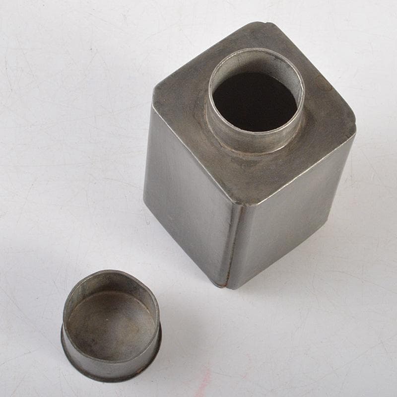 煎茶道具　古錫　茶壷　茶心壷　約110ｇ　在銘　M　R5183