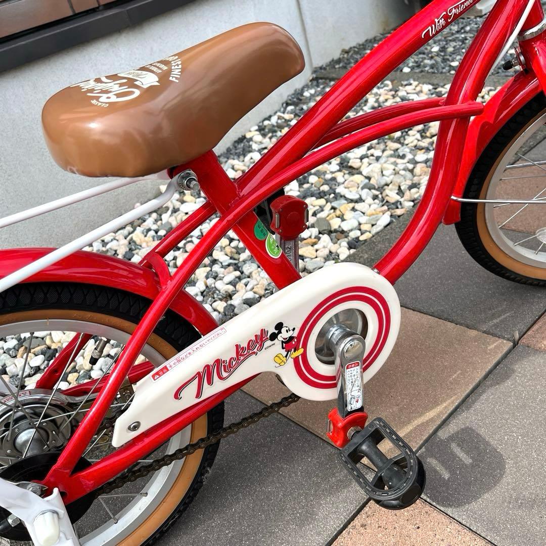 幼児用自転車 Disney ミッキーマウス　子供用自転車 16インチ アイデス