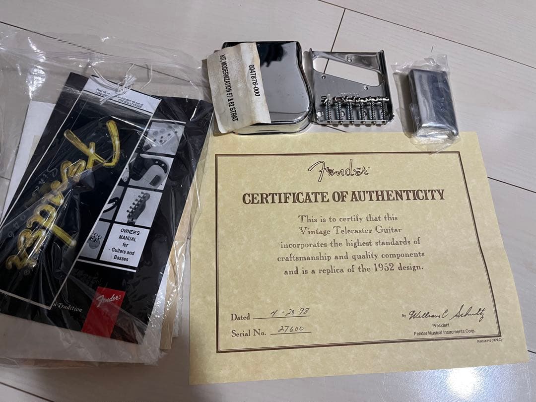 ギター Fender Telecaster American vintage 52