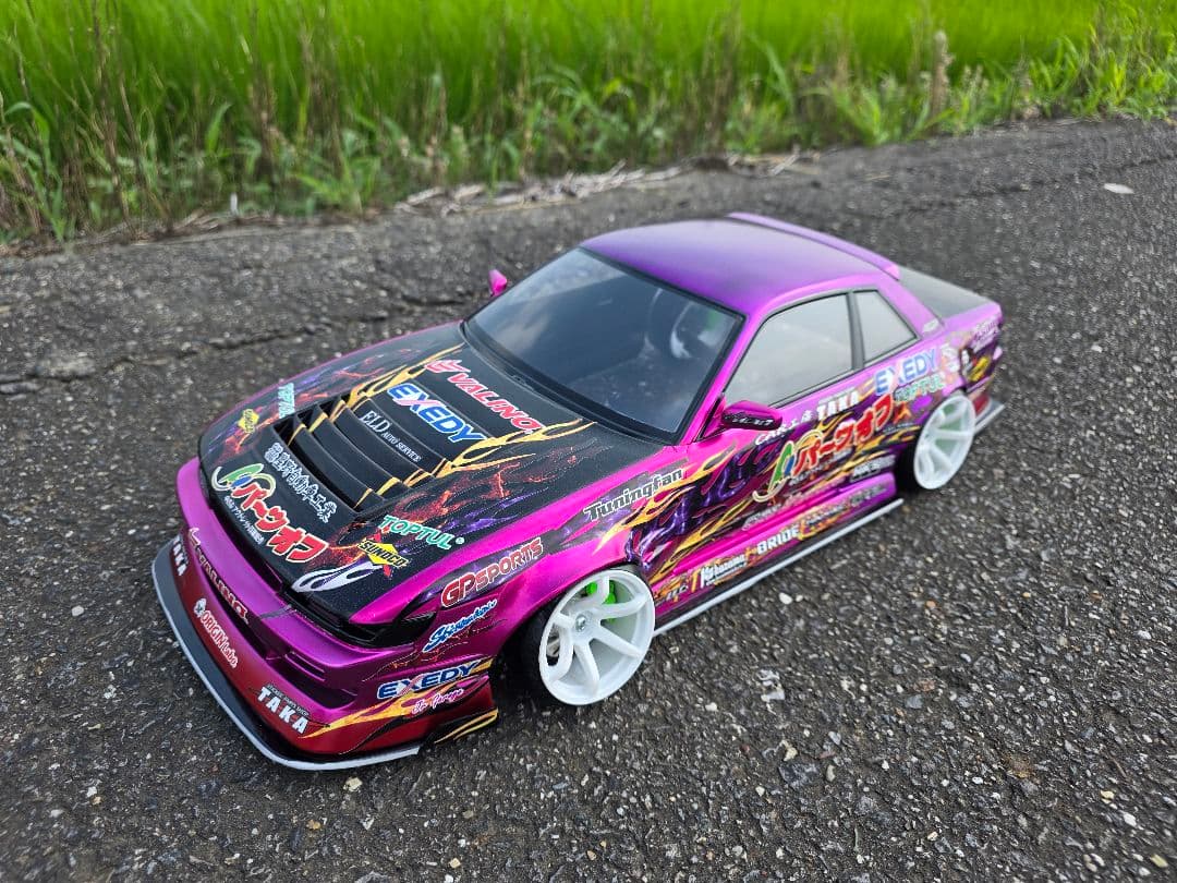 アディクション　オリジン　S１３シルビア　製作済み新品ラジコンホディ
