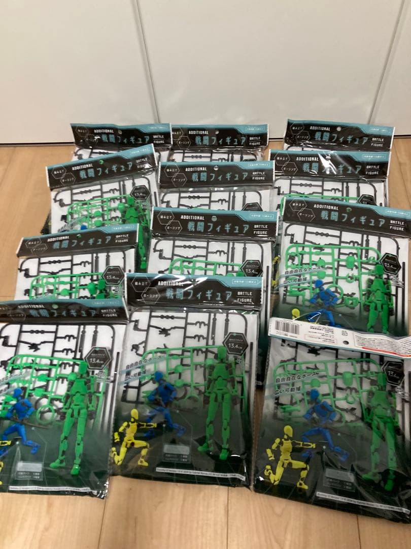 戦闘フィギュアセット 　バトルフィギュア　　セリア　5色44体セット