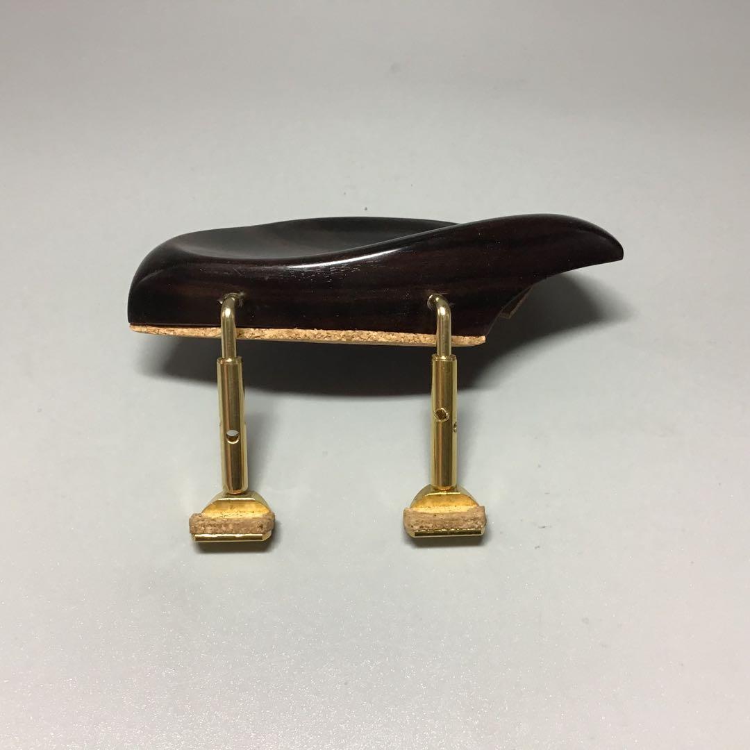 ドレスデン顎当て　縞黒檀　セミヒル型