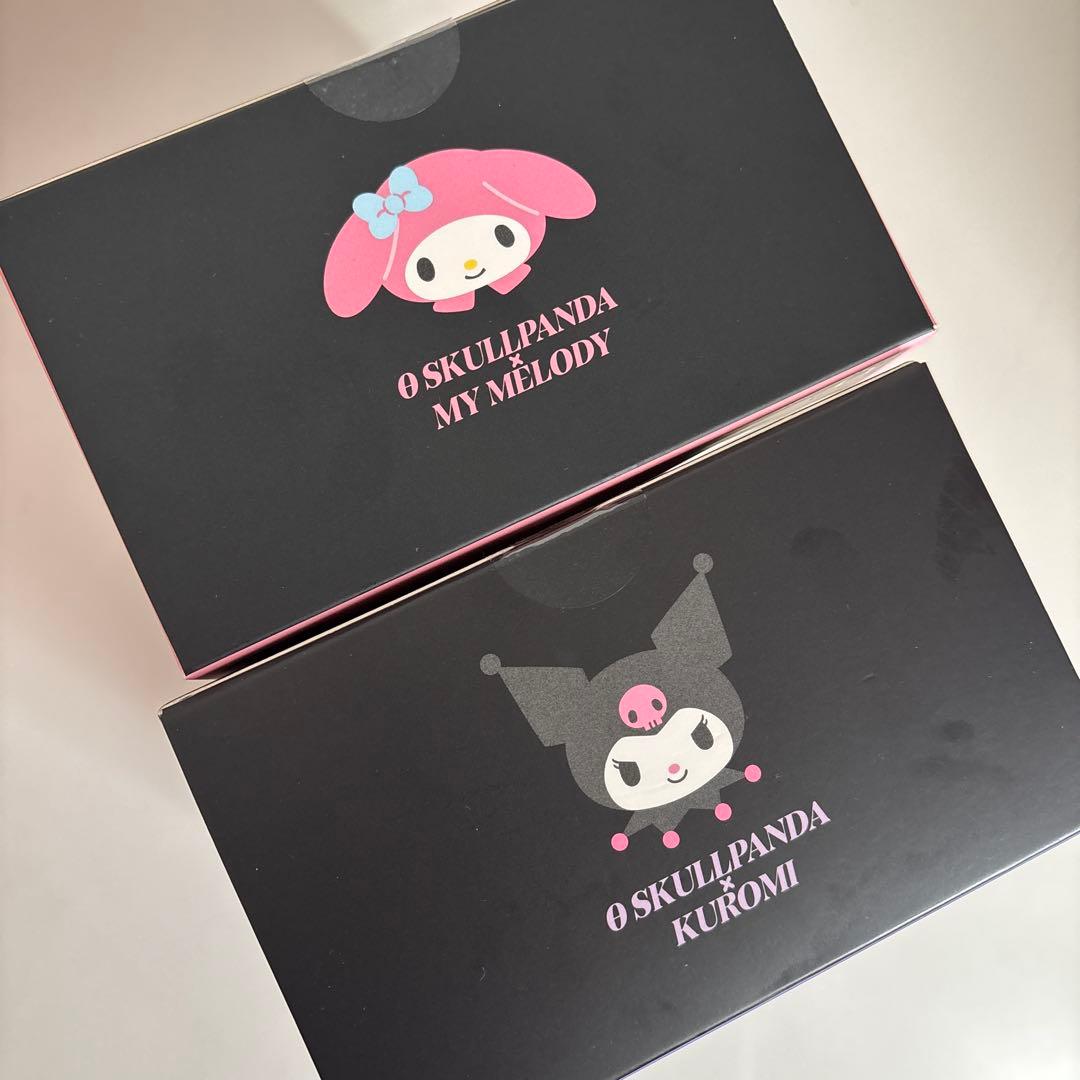 My Melody & Kuromi SKULLPANDA ぬいぐるみペンダント