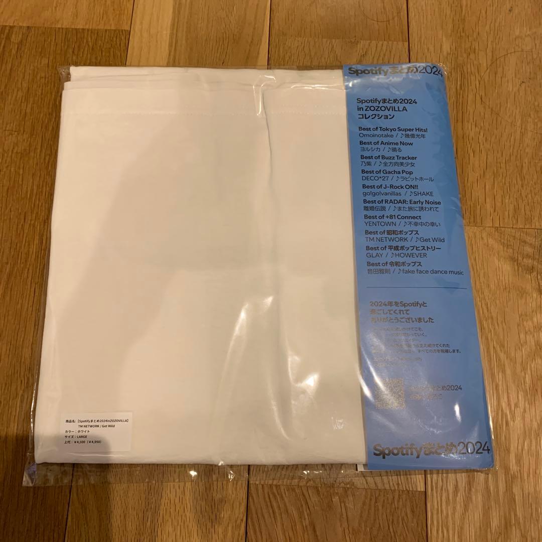 TM NETWORK Get Wild 限定パッケージ Tシャツ　Lサイズ