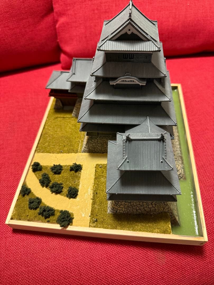 PLUM 1/200 松本城 精密完成品　ジオラマ
