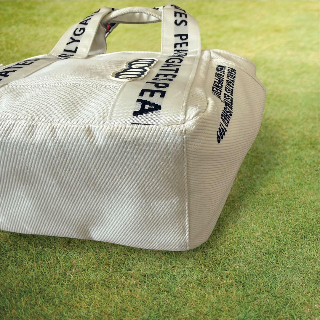 パーリーゲイツ　カートバッグ　ロッカーバッグ　トートバッグ　白　バッグ　ホワイト