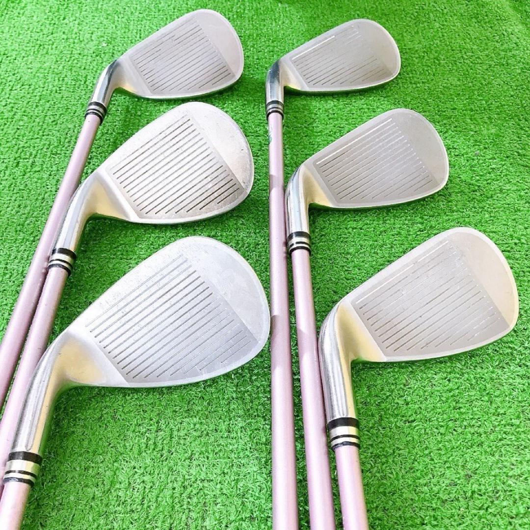 テ31★超希少ピンクゼクシオ7 レディースアイアンセット MP700L XXIO