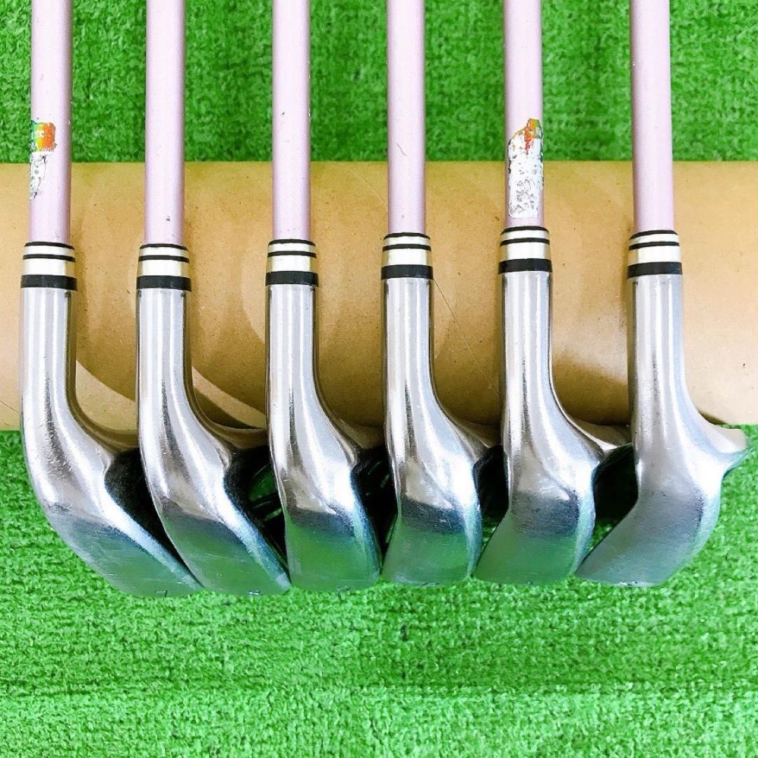 テ31★超希少ピンクゼクシオ7 レディースアイアンセット MP700L XXIO