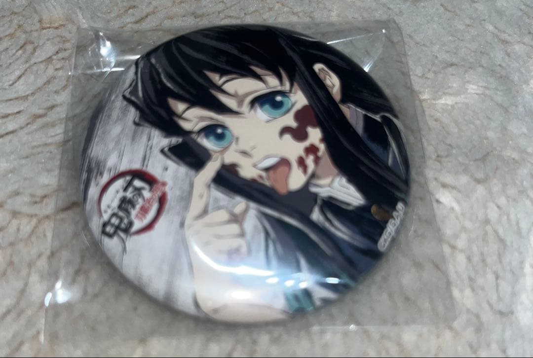 鬼滅の刃 全集中展 幕間画ランダム缶バッジ あっかんべー 時透無一郎