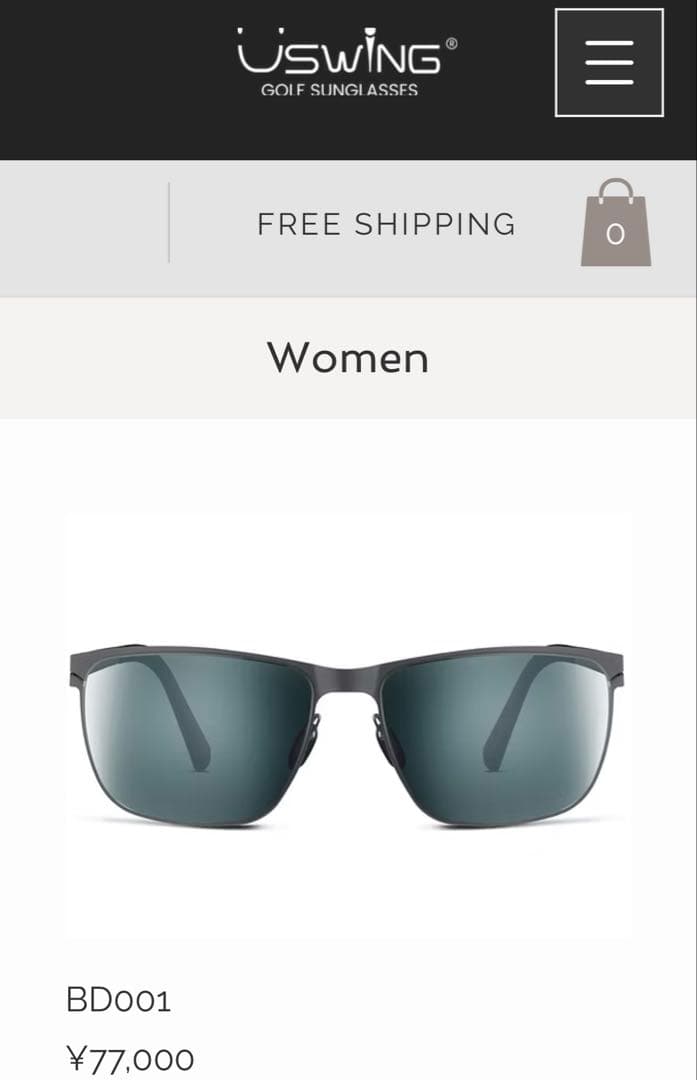 Uswing ゴルフ専用 サングラス 新品未使用 レディース