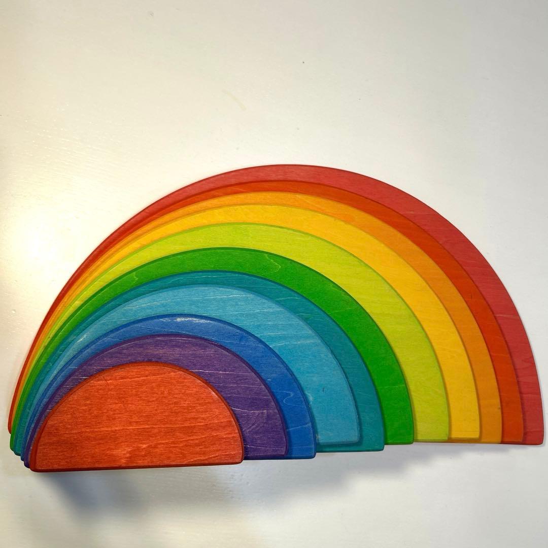 グリムス風　アーチレインボー大と半円盤レインボー大のセット