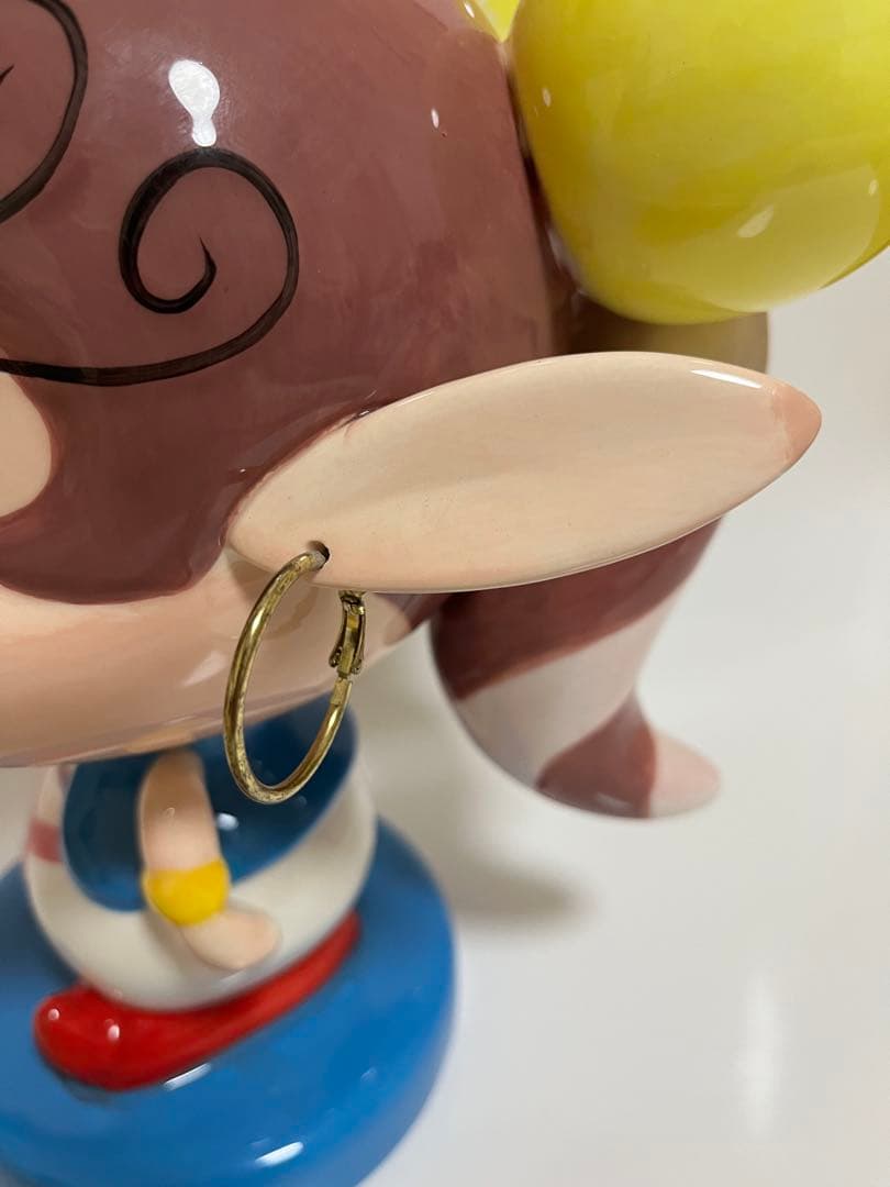 あくびちゃん貯金箱　陶器製