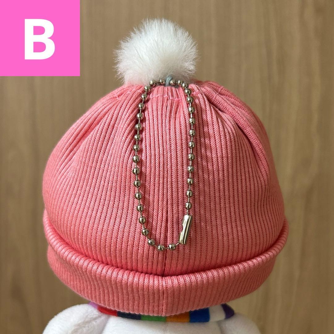 【専用出品】たまゆきキーホルダー　ニット帽　ピンク