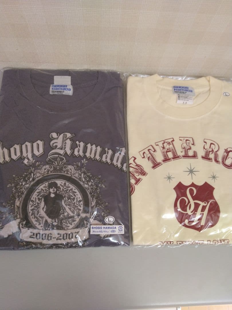 浜田省吾　LサイズTシャツ2点セット新品未開封品ON THE ROAD2006