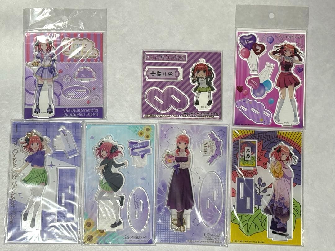 五等分の花嫁 アクリルスタンド 中野二乃【まとめ売り】