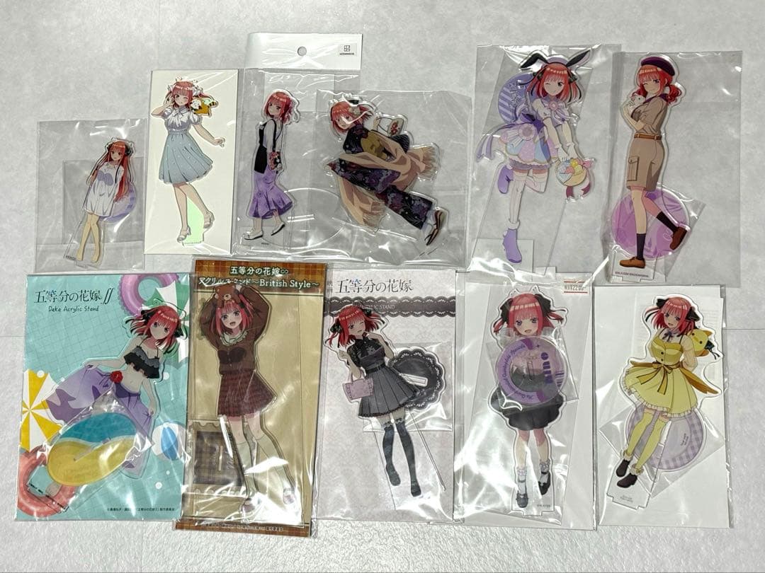 五等分の花嫁 アクリルスタンド 中野二乃【まとめ売り】