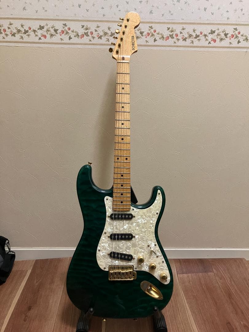 SCHECTER Stratocasterタイプ　グリーン