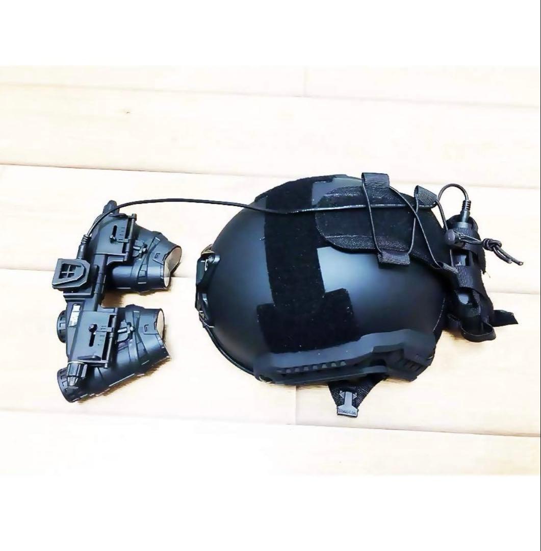 【美品】ダミークアドレンズ+ミリタリーヘルメット　セット