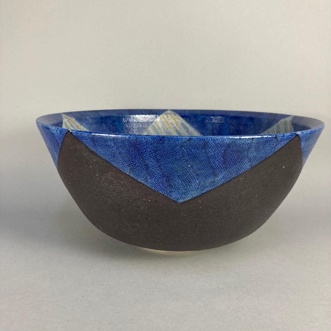 ◆ 迎泰夫「陶彩タツノオトシゴ文鉢」◆東京芸大